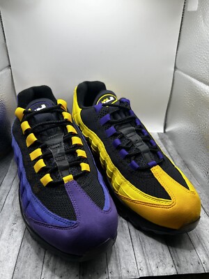 lebron james x nike air max 95 lakers