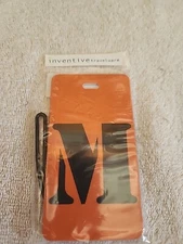 Inventive Travelware Orange Luggage Tag " M " box 285