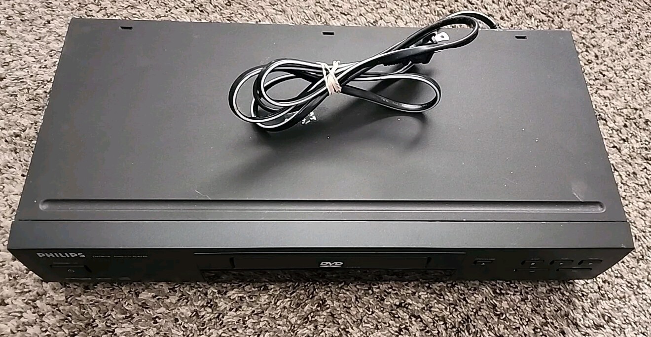 Philips DVD619 Player with AV Cord Tested Working No Remote Included  -image