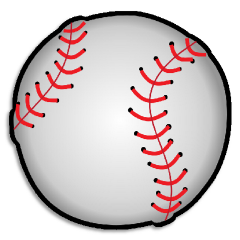 3 Inch Baseball Circle Stickers 10 Pack for Teams Coaches Players