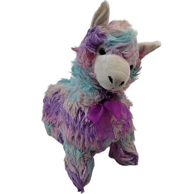 Plush Dan Dee Collectors choice RAINBOW LLAMA 15