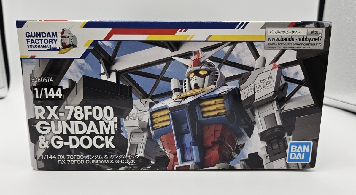 1/144 scale RX-78F00 Gundam & G-Dock Gundam Factory Yokohama Model