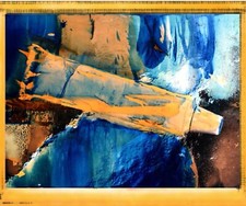 2. Chemogramm der Welt ( Modern abstrakte Kunst  Malerei/Fotografie ( 1976) Unikat