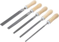 BGS-50206 Feilen-Satz Holzheft 150 Mm 5-Tlg.