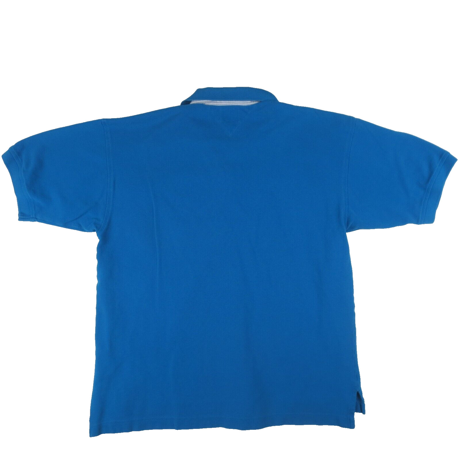 Tommy Hilfiger Polo Shirt Mens Large Blue Short Sleeve Preppy School 90s Golf thumbnail 5