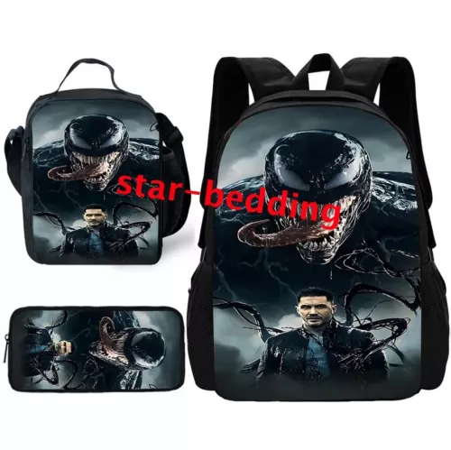 Kids Marvel Venom School Backpack Bags Insulated Lunch Bag Pencil Case Set Gift* - Picture 9 of 31
