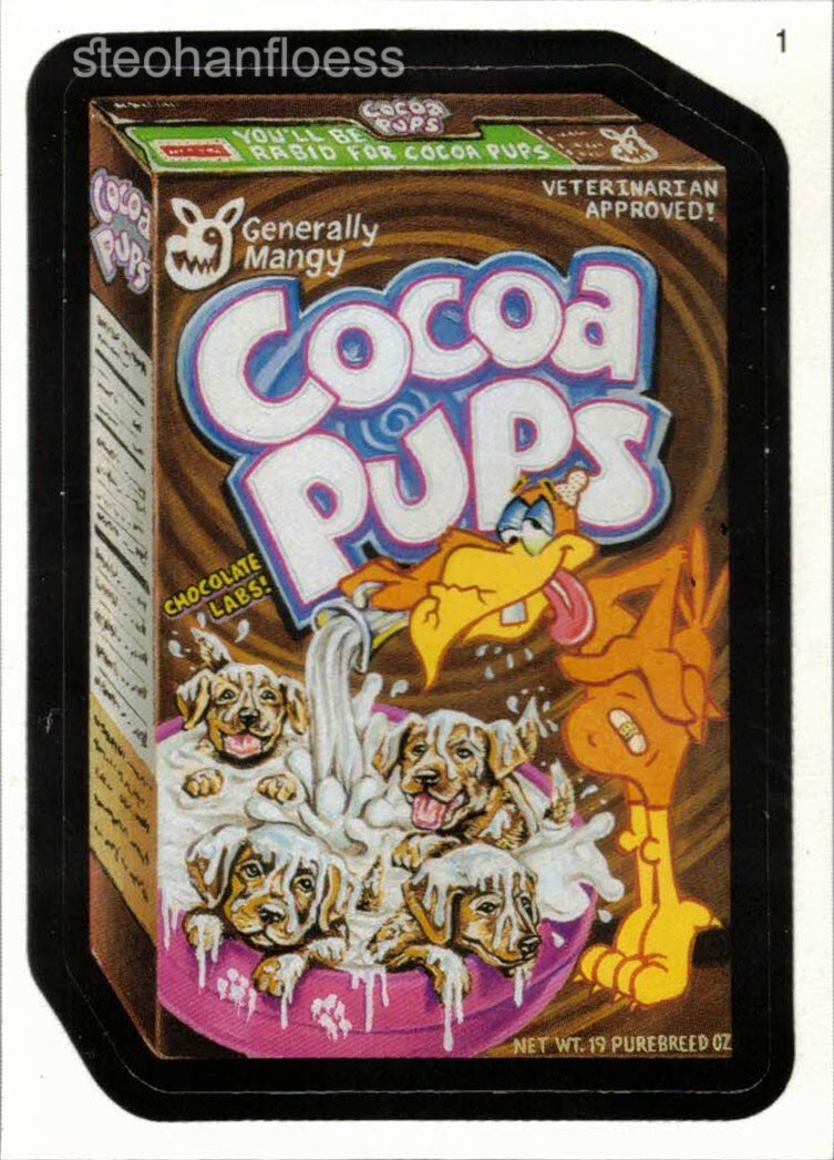 2006 Topps Wacky Packages: All-New Series 3 Sticker #1 Cocoa Pup