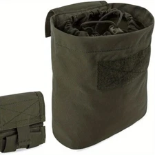 Tactical Molle Dump Pouch Drawstring Magazine Dump Bag Utility Belt Ammo Pouch