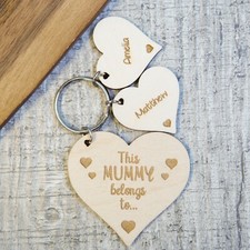 Personalised Mother?s Day Keyring | Birthday Gift for Mum, Nan | Custom Keychain