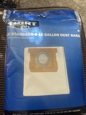 Hart Standard Dust Bags Fits 6-16 Gallon Shop-Vac 3 Pack Dry Vacuum