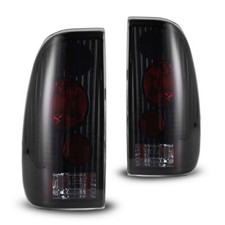Led Tube Tail Lights For 1997-2003 Ford F150 99-07 F250 F350 Black Brake Lamps