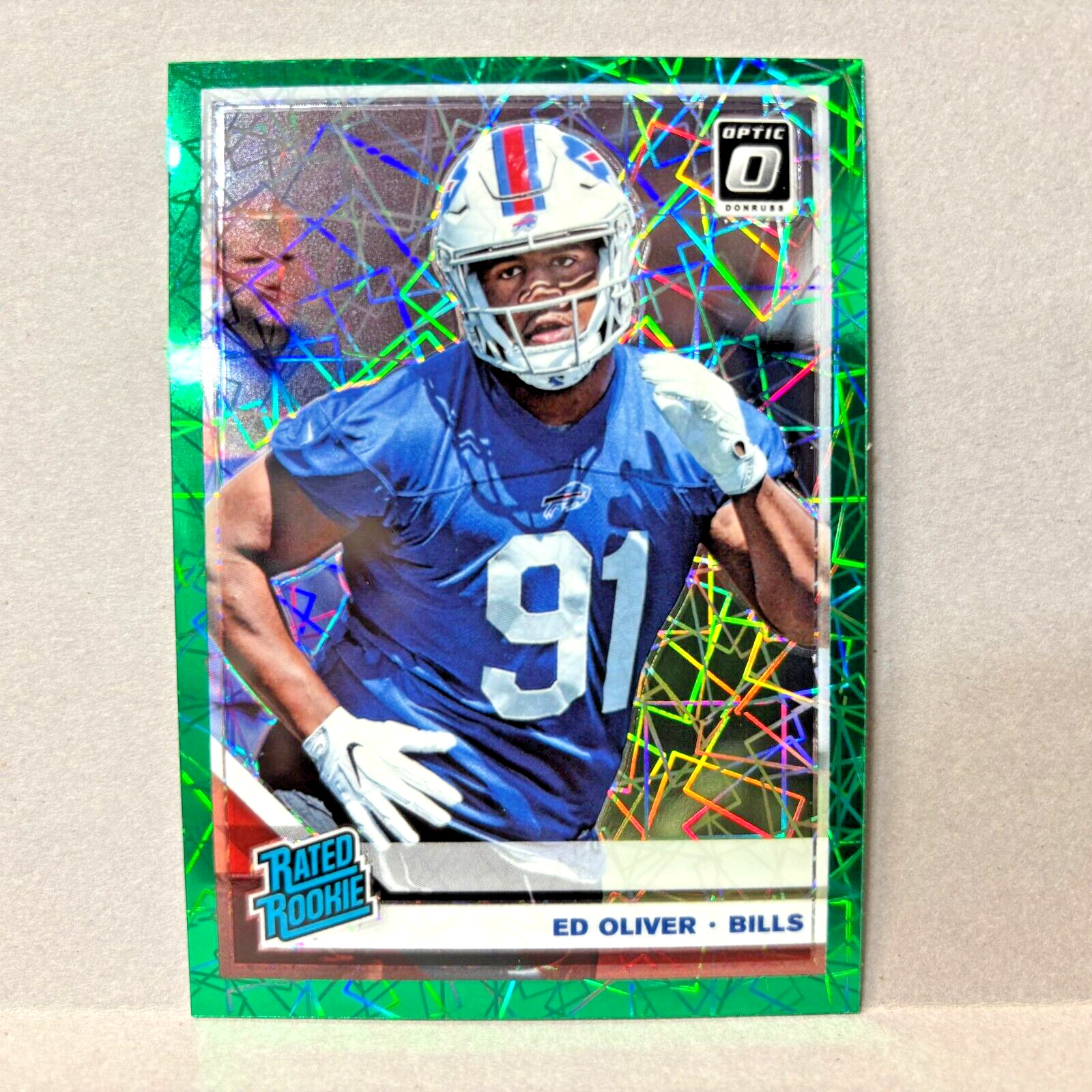 Ed Oliver Panini Donruss Optic #197 Green