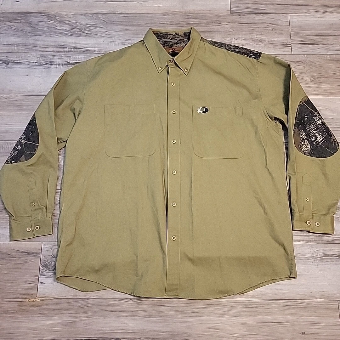 Mossy Oak Camo Accent Shirt Mens 2XL Long Sleeve Button Down Hunting Outdoor
Opens in a new window o