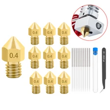0.4MM MK8 Extruder Nozzles Cleaning Tools for Creality CR-10 Ender 3 Pro Ender 5