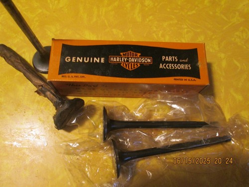 Harley Flathead 45 WL WLA G Servi NOS Exhaust & Intake Valves | eBay