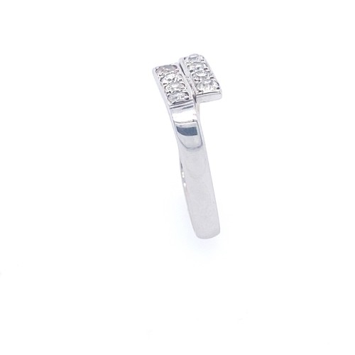 9ct White Gold 0.40ct Old Cut Diamond Ring - Picture 3 of 4
