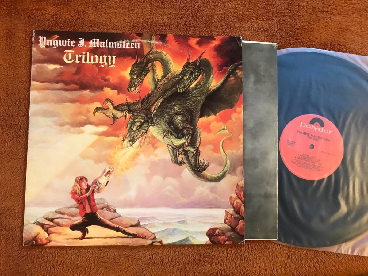 YNGWIE J. MALMSTEEN trilogy ORIGINAL VINYL LP 1986 malmsteen's