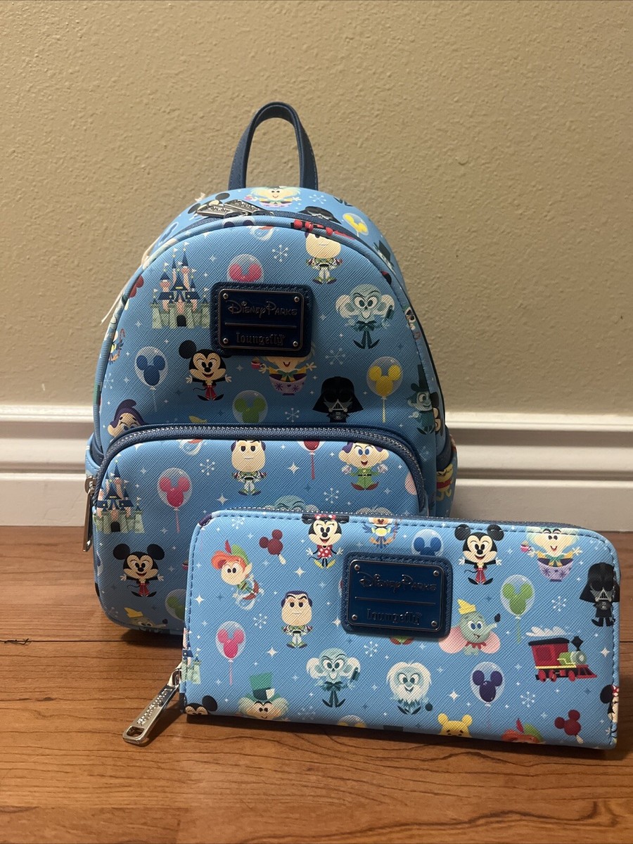 Loungefly Disney Chibi Character backpack + Wallet + Ears Loungefly | Bags | Loungefly Disney Chibi Character Backpack  main image 3