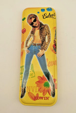 📦 Vintage: "HERLITZ" Stiftdose aus Metall, Typ “Edwin” 185x70x25mm - 1990er