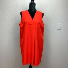 Asos Size 10 Bright Red 60's Style Aline Shift Dress - Jackie O