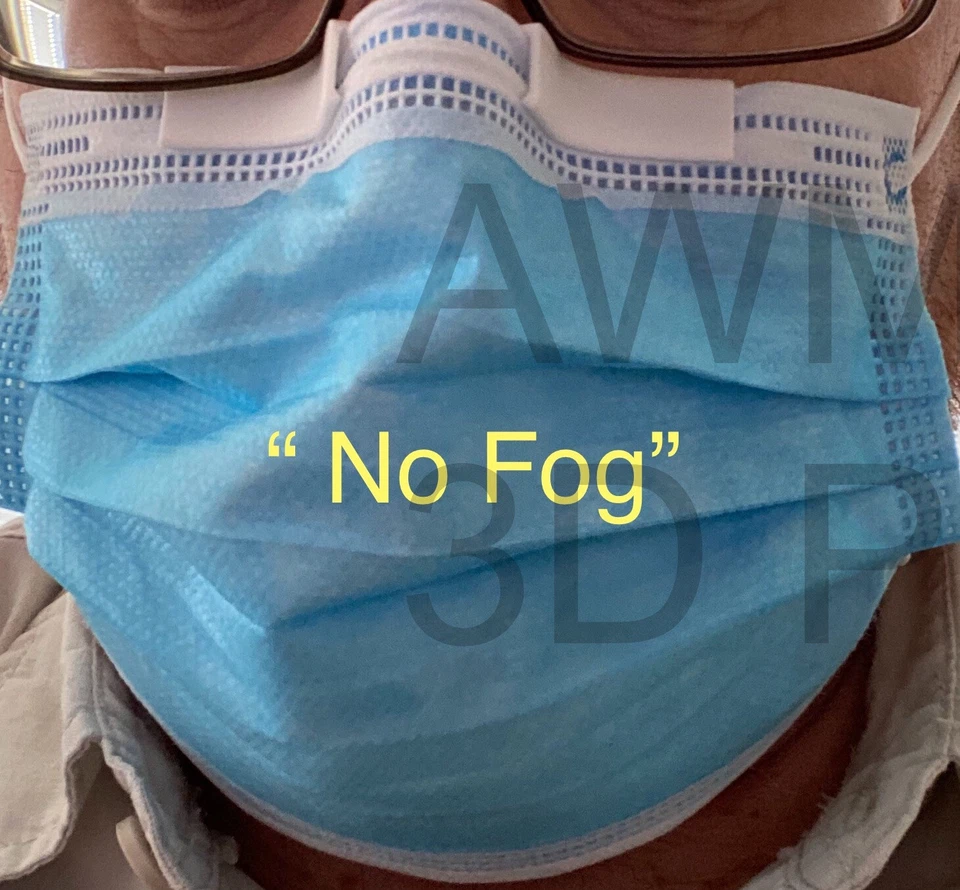 AWM 3D PRINTING Face Mask Glasses Grip to Reduce Anti Fogging/Steaming Defogger Nose Clip