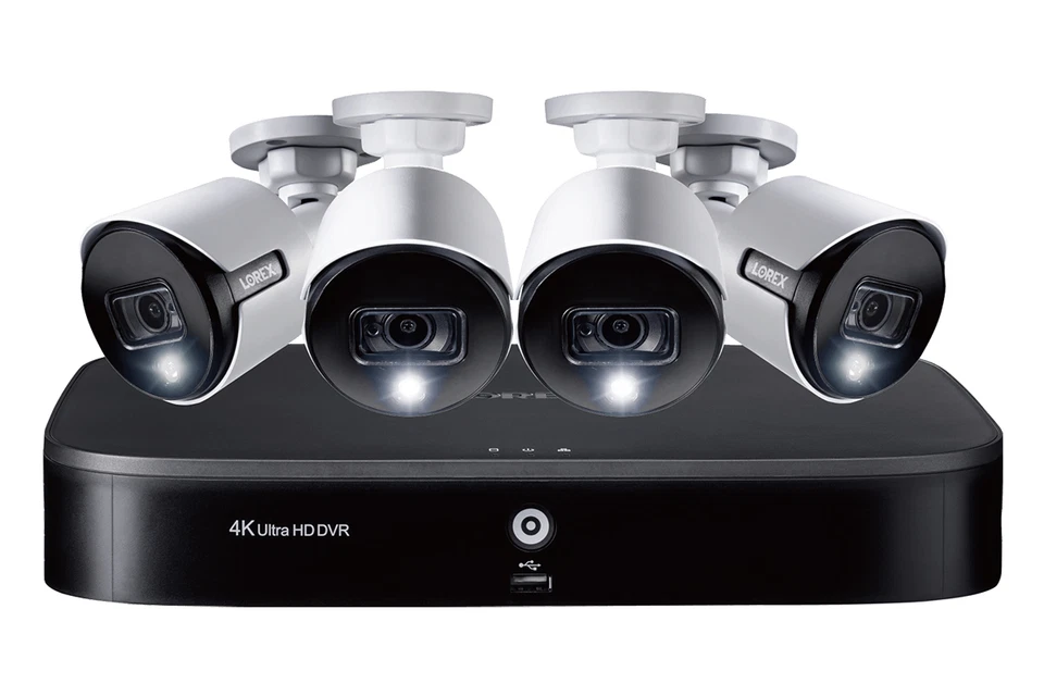 Lorex Smart 4K ultra HD 8-Channel 2TB DVR 4-2k/5MP Bullet Camera Security System - Image 2 of 4