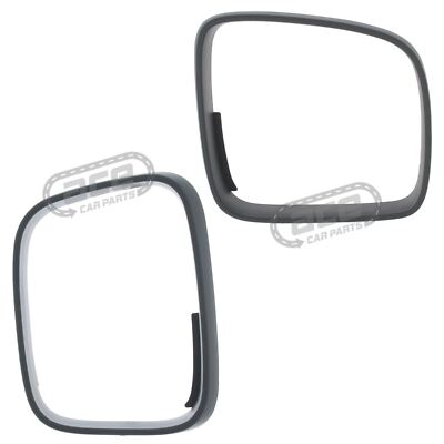 Wing Door Mirror Trim Bezel Surrounds VW Caravelle T5 2003-2010 Primed 1 Pair