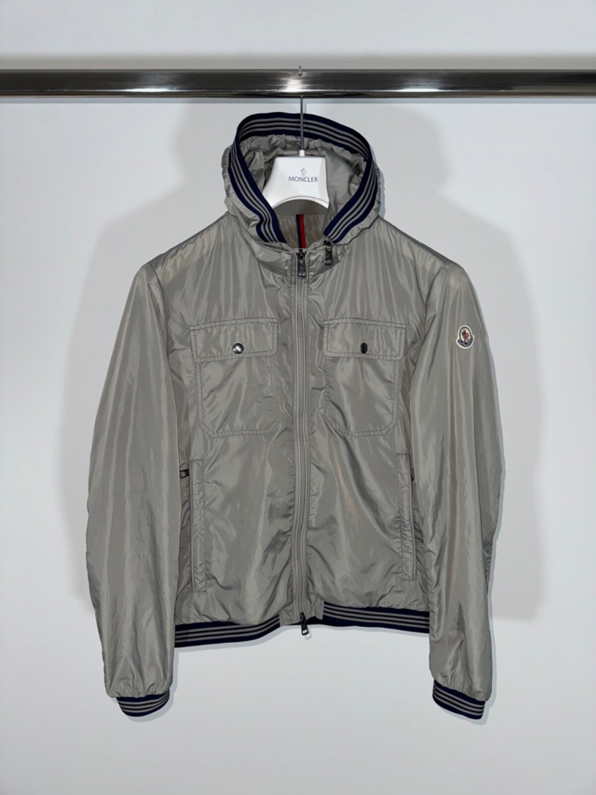 Moncler Jeanluc grey jacket size 2 S