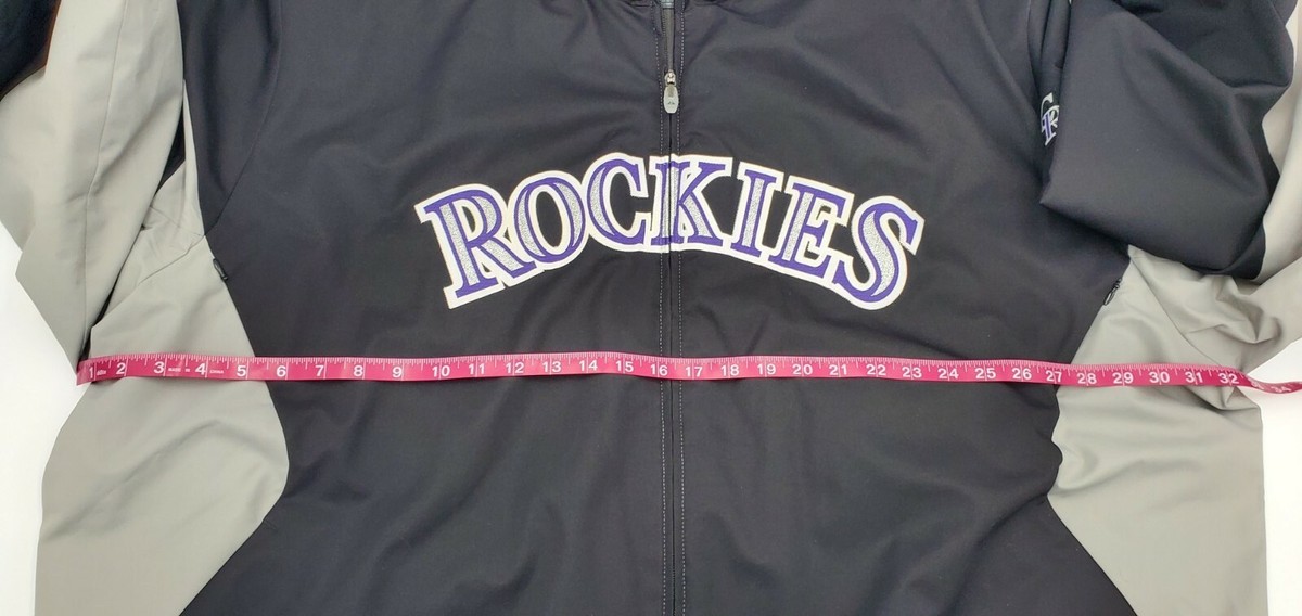 Colorado Rockies Majestic Therma Base Premier Black Jacket