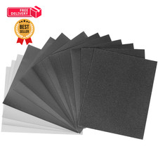 12 Sheets Sandpaper 9 x 11 Inch, 400-3000 Grit Wet Dry Sanding 9 x 11 Inch