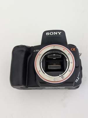 Sony Alpha a300 10.2MP Digital SLR Camera Black (Kit w/ DT 18-70mm Lens)Untested