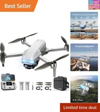 Drones with Camera for Adults 4K, Foldable Beginner Drone with Brushless Moto...