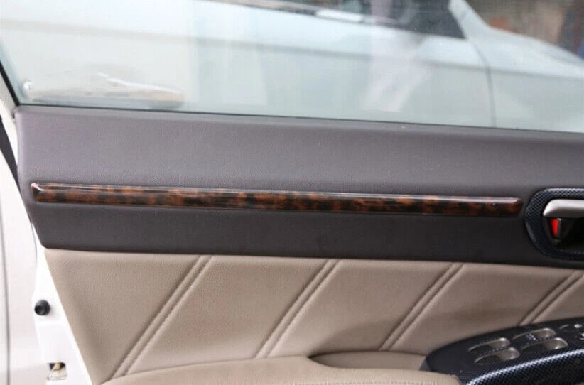 For Honda Civic 8th 2006-2009-2011 Wood Grain Inner Door Panel Trim Cover Strip - Image 3 of 4