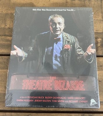 The Theatre Bizarre (Blu-ray/CD, 2011) With Slipcase - Severin Films - Udo Kier