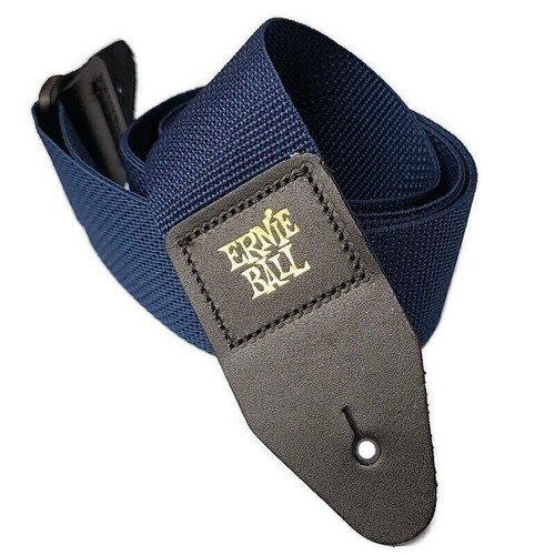 Ernie Ball Polypro Guitar Strap Leather Tab Acoustic Electric Black Red and More - Afbeelding 10 van 39