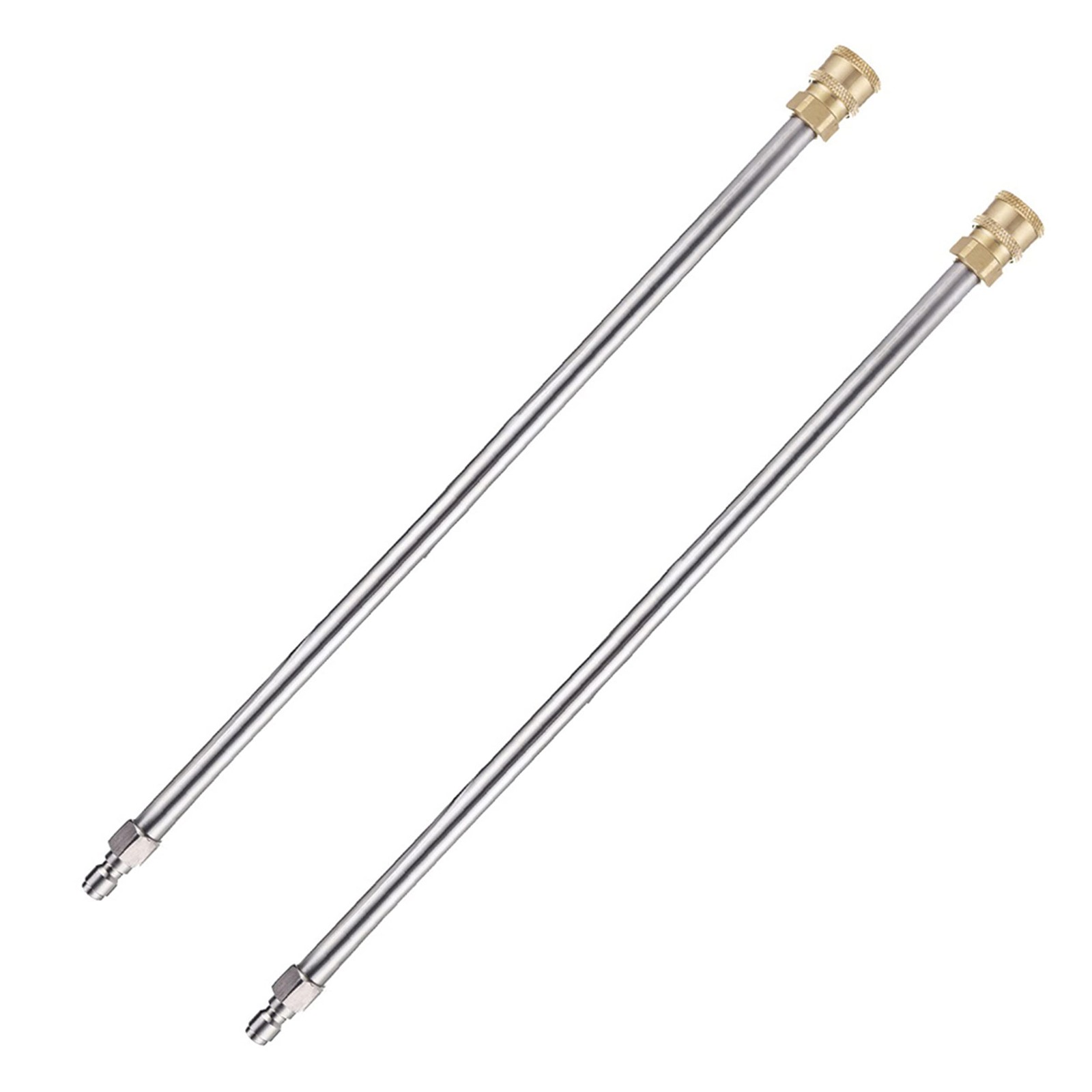 RIDGE WASHER Pressure Washer Extension Wand, 17 Inch Stainless Brass, Silver