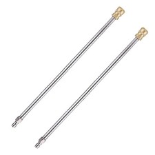RIDGE WASHER Pressure Washer Extension Wand, 17 Inch Stainless Brass, Silver
