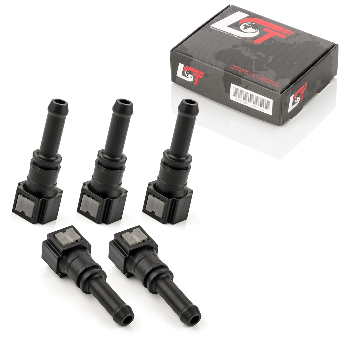 5x Quick Release Fuel Line Coupling Straight 6.3x8mm for CITROEN