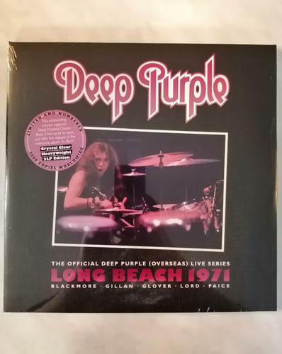 Deep Purple – Live In Long Beach 1971 - 2x Vinyl/LP, Clear