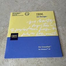 IBM Ink Manager For Crosspad Version 1.5a Windows 95 Software Only
