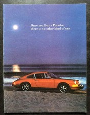 1972 Porsche 911t 911e 911s Brochure 911 T E S Rare Prestige 72 Sales Catalog