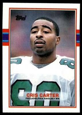 1989 Topps Cris Carter Rookie #121 (Off Centered)