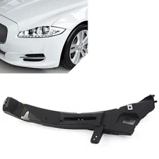 Left Black Plastic Front Bumper Mount Bracket For Jaguar XJ 2010-2019 C2D43335
