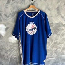 Los Angeles Dodgers Dynasty Jersey Mens XL Blue Embroidery Genuine Merchandise