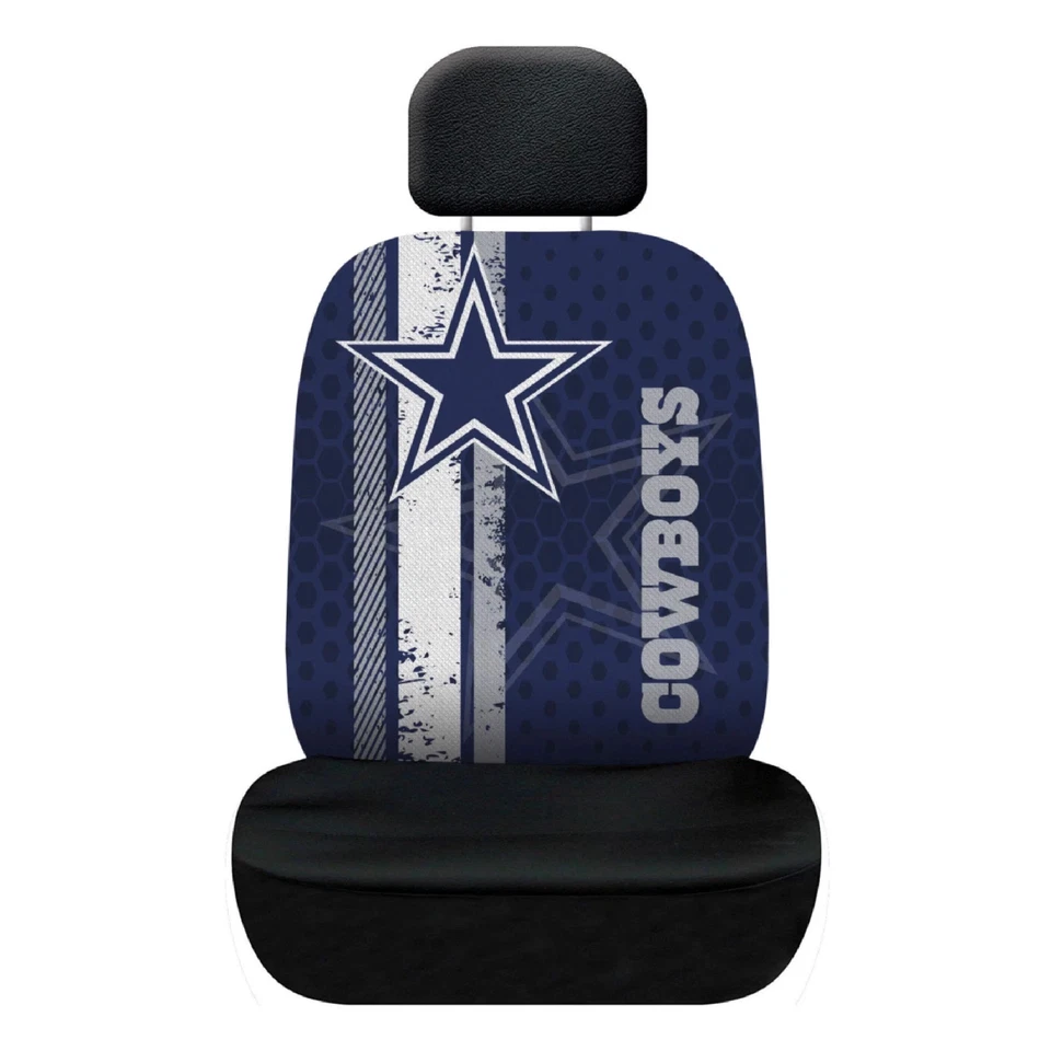 Dallas Cowboys NFL Printed Logo Car Seat Cover-Set of Two - Image 3 of 4