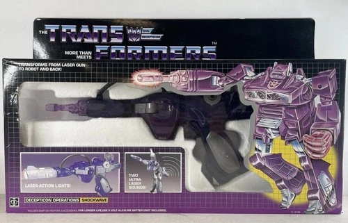 Transformers G1 Shockwave Shockblast Decepticon Transforming Figure Toy NEW BOX