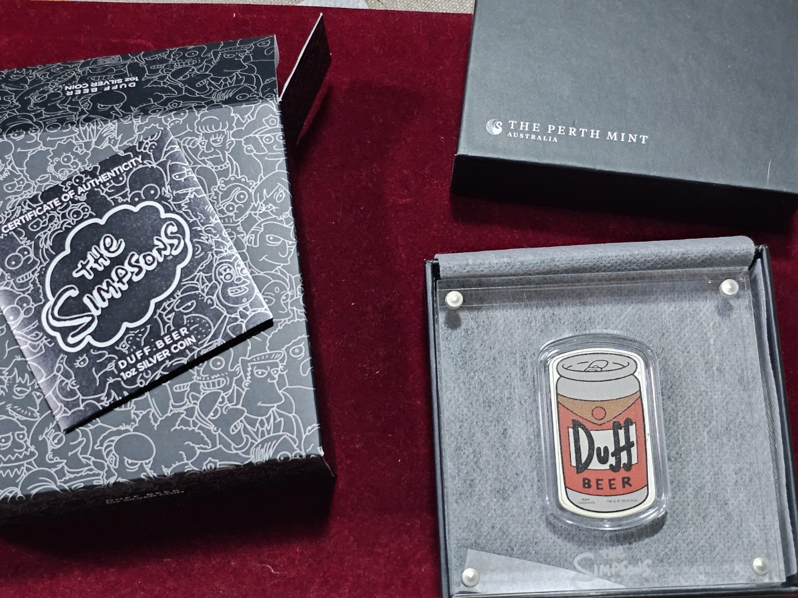 Onza Cerveza Duff De Simpsom Tuvalu 2019