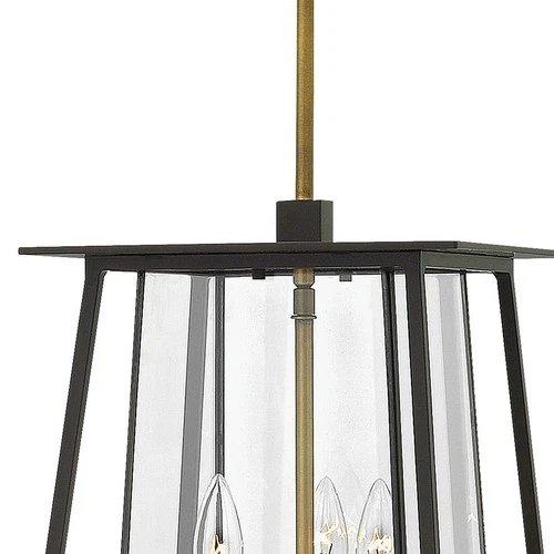 Hinkley Lighting 2102 Walker 3 Light 11-1/2"W Outdoor Pendant - Black - Picture 2 of 7