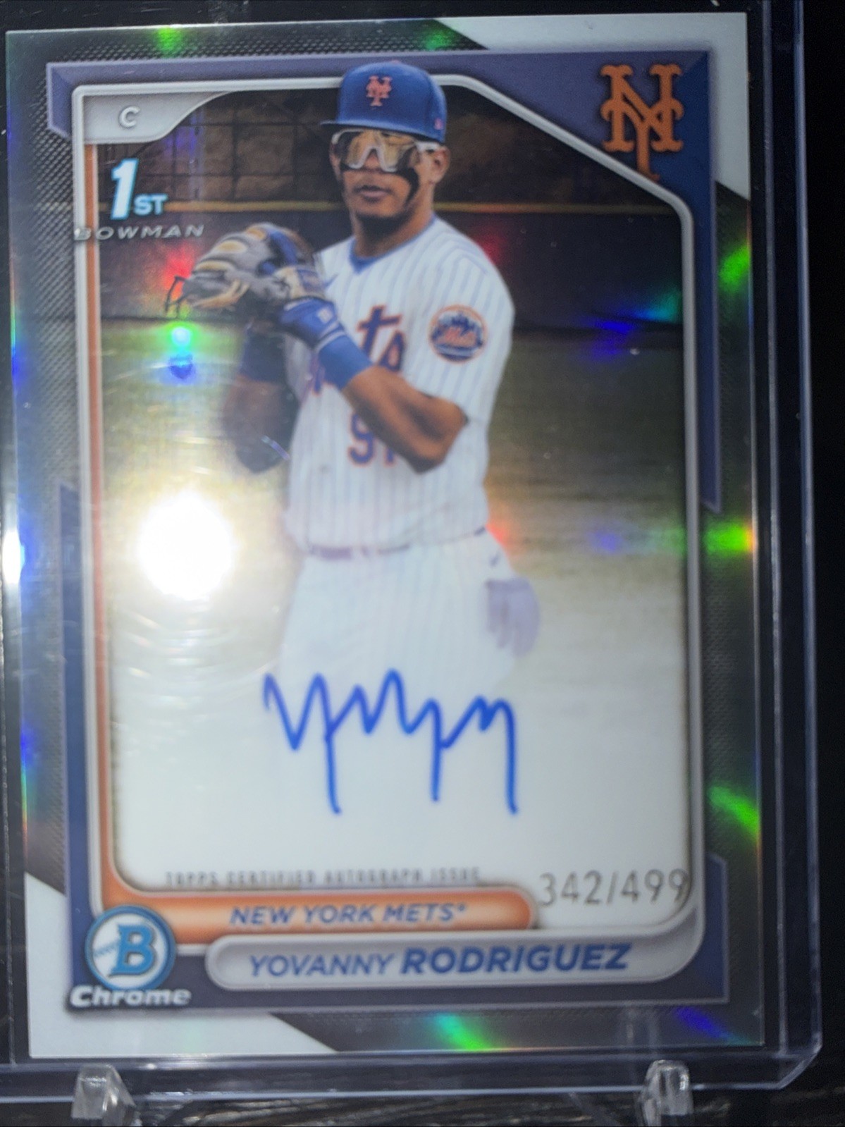 2024 Bowman Chrome Baseball 1st Bowman Yovanny Rodriguez Auto Refractor /499