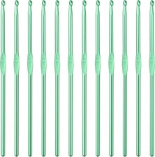 12PCS 4mm Crochet Hooks, US Size G/6 Small Aluminum 4mm,